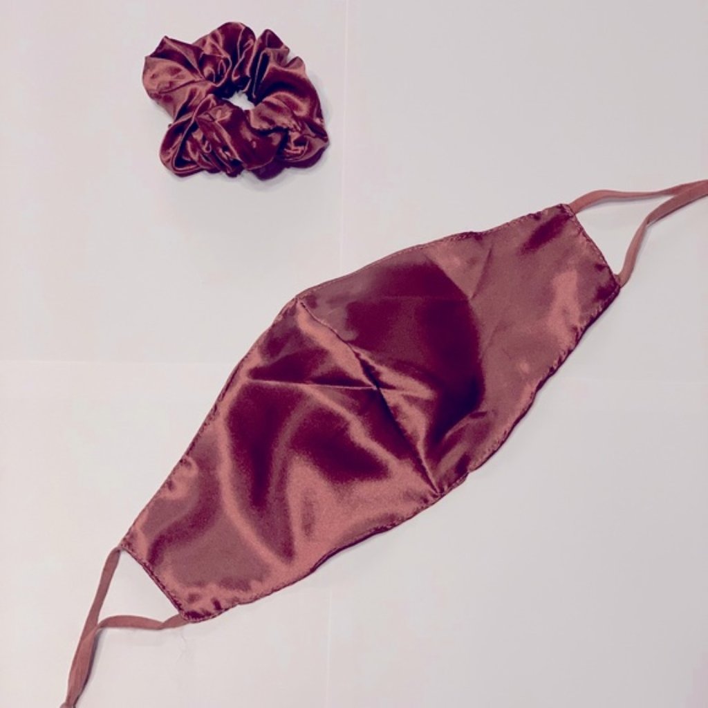New Satin Face Mask  Scrunchie
